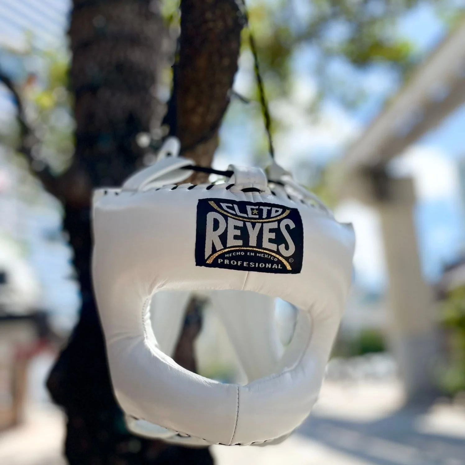 CLETO REYES HEADGEAR TRADITIONAL NYLON WHITE - Image 2