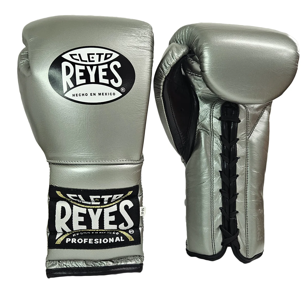 CLETO REYES GLOVES LACE PLATINUM SILVER