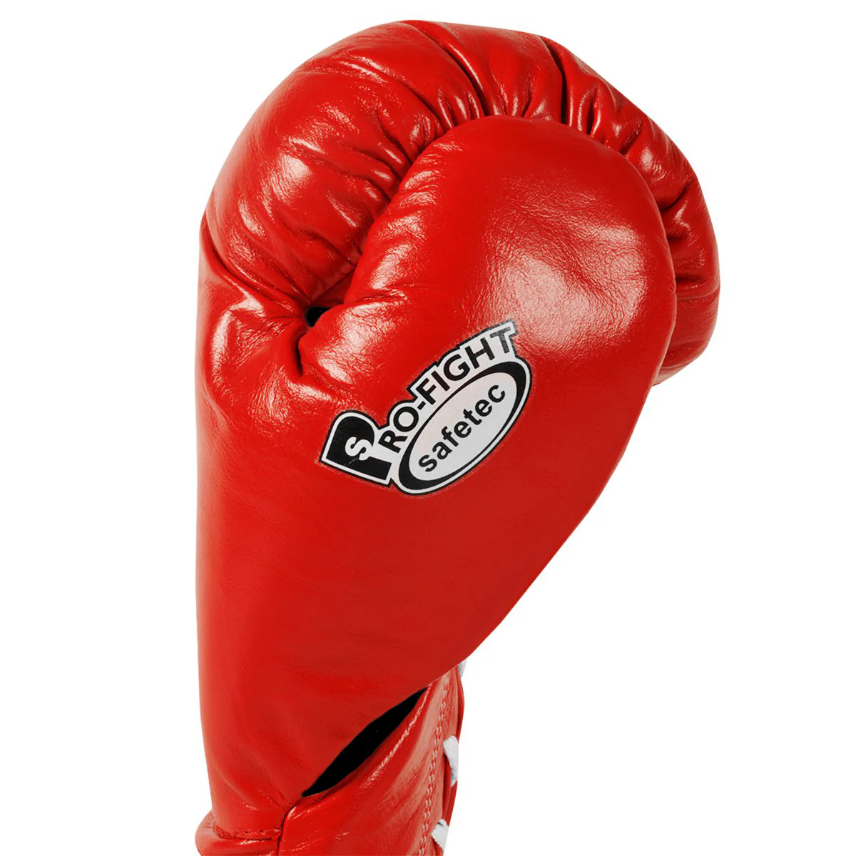CLETO REYES FIGHT GLOVES SAFETEC BOXING LACE RED - Image 2
