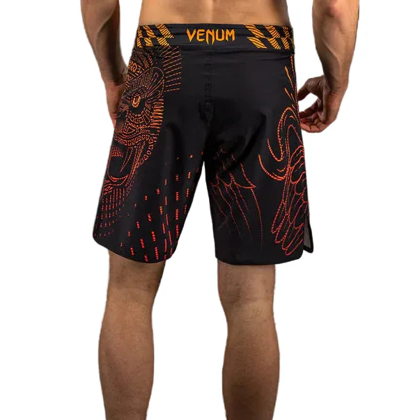 VENUM SHORTS MMA QUETZAL FURY BLACK/RED/ORANGE - Image 4