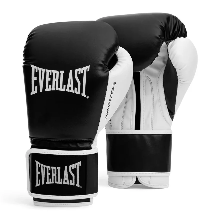 EVERLAST GLOVES POWERLOCK OG SYNTEC HOOK & LOOP BLACK