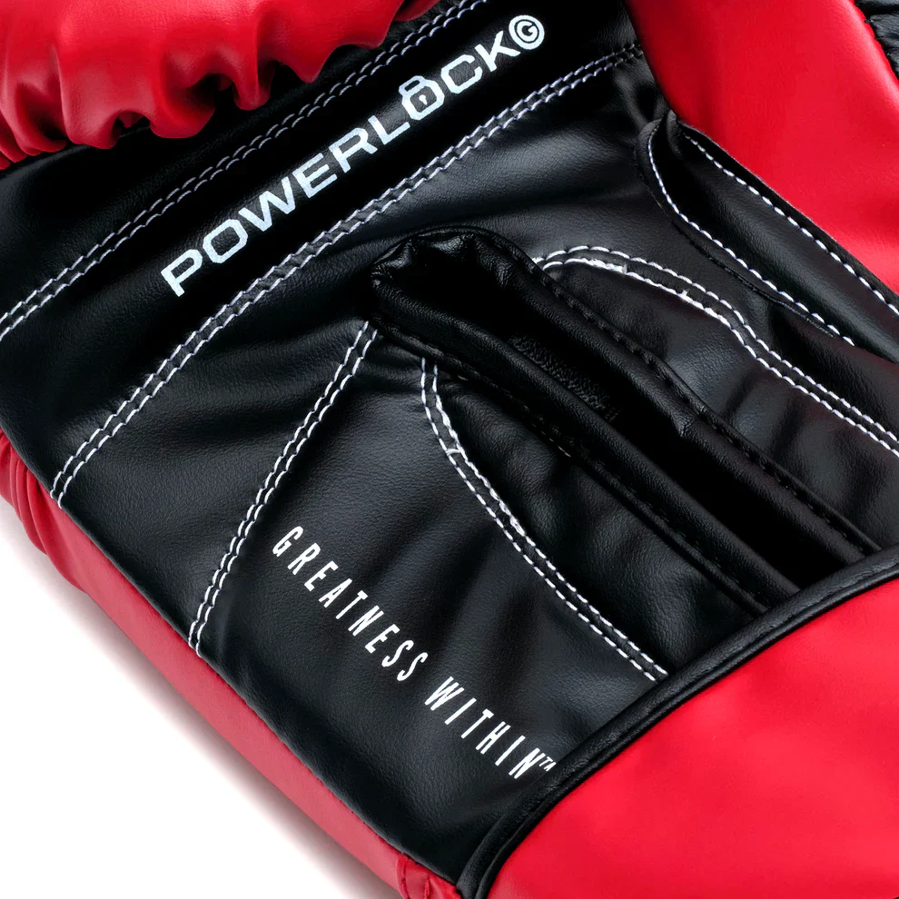 EVERLAST GLOVES POWERLOCK OG SYNTEC HOOK & LOOP RED - Image 3