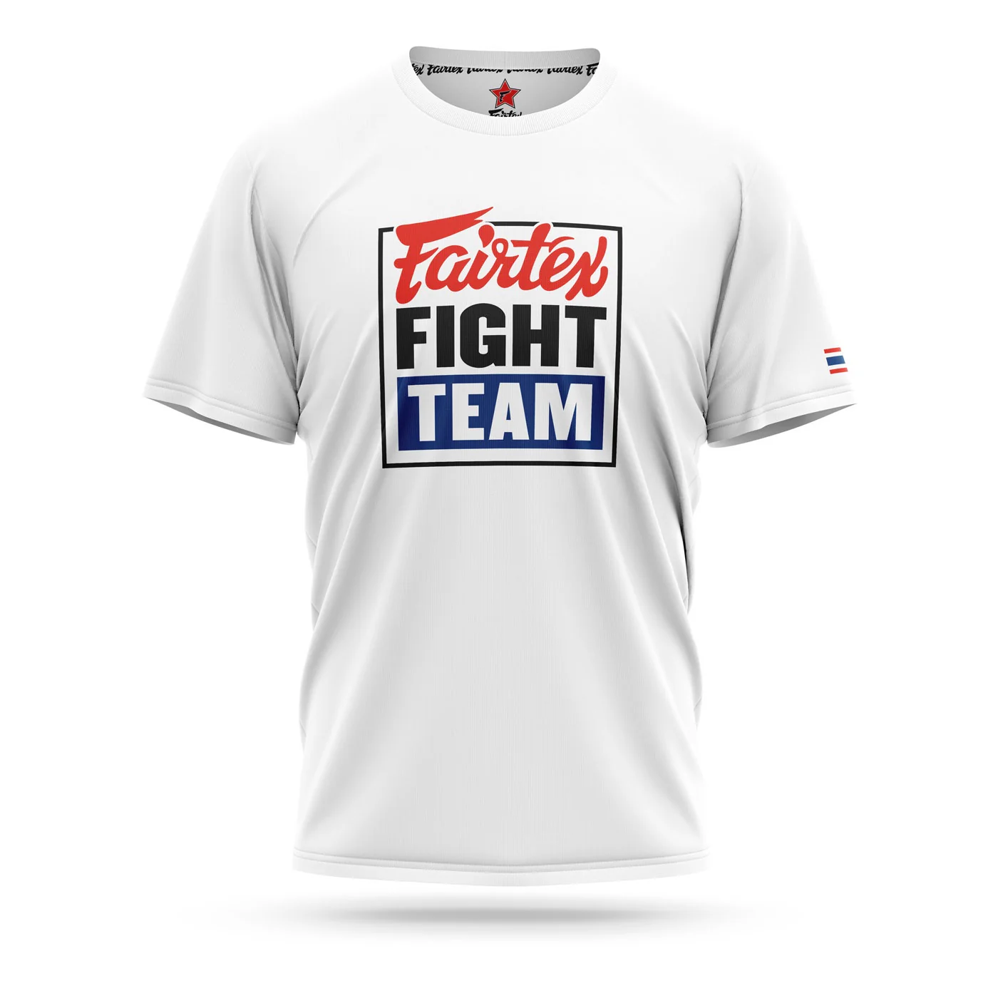 FAIRTEX SHIRT FIGHT TEAM WHITE/RED/BLACK