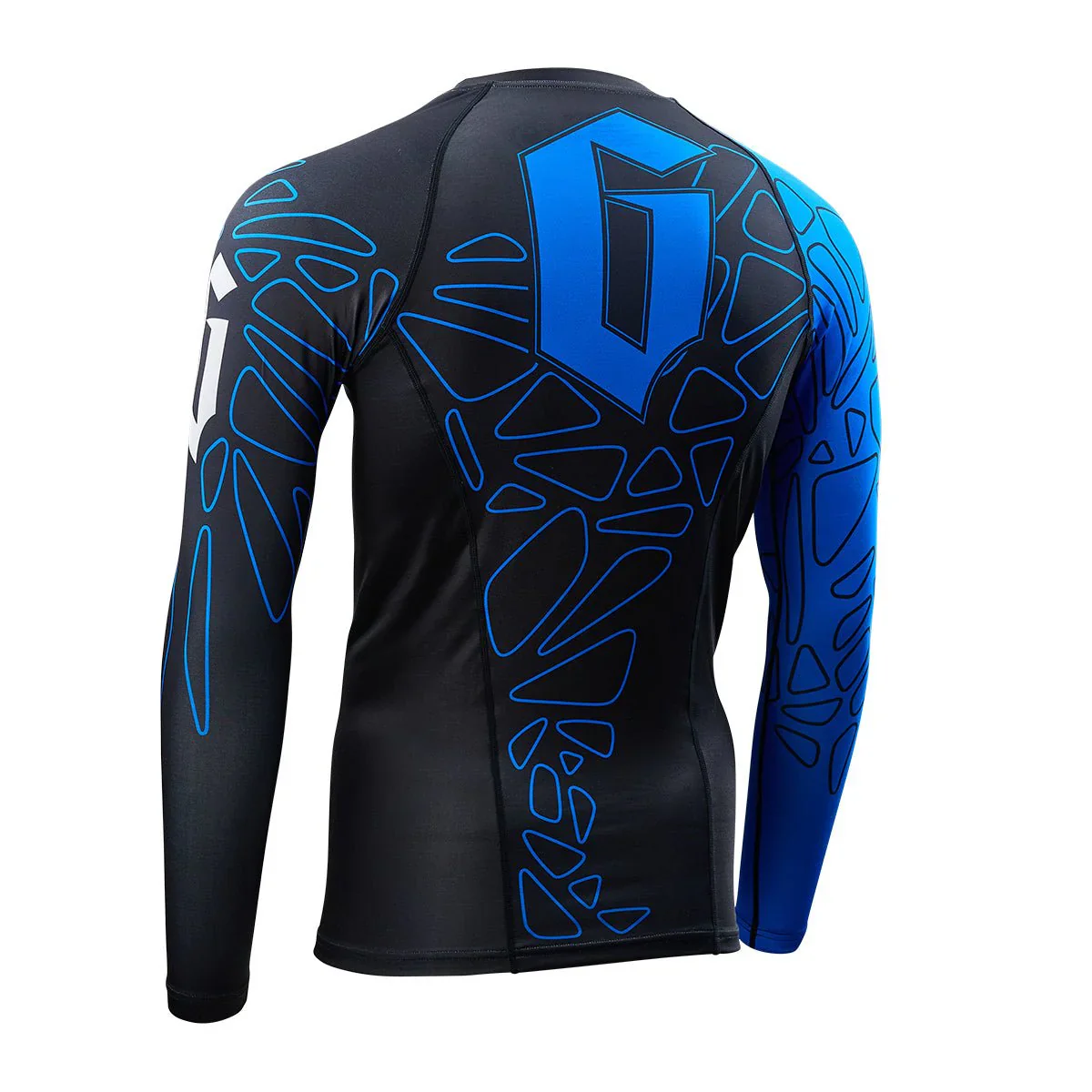 GAMENESS RASHGUARD LONG SLEEVE BLACK/BLUE - Image 4