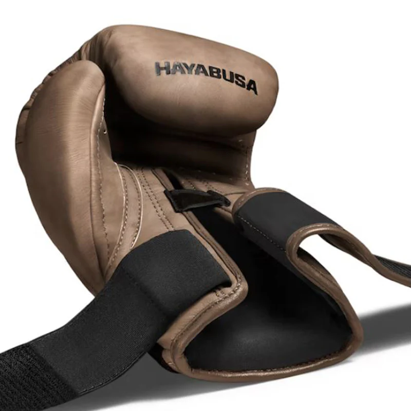 HAYABUSA GLOVES T3 LX HOOK AND LOOP LEATHER TAN BROWN - Image 3