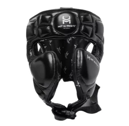 HIT N MOVE HEADGEAR AIR ARMOUR CHEEK BLACK SILVER