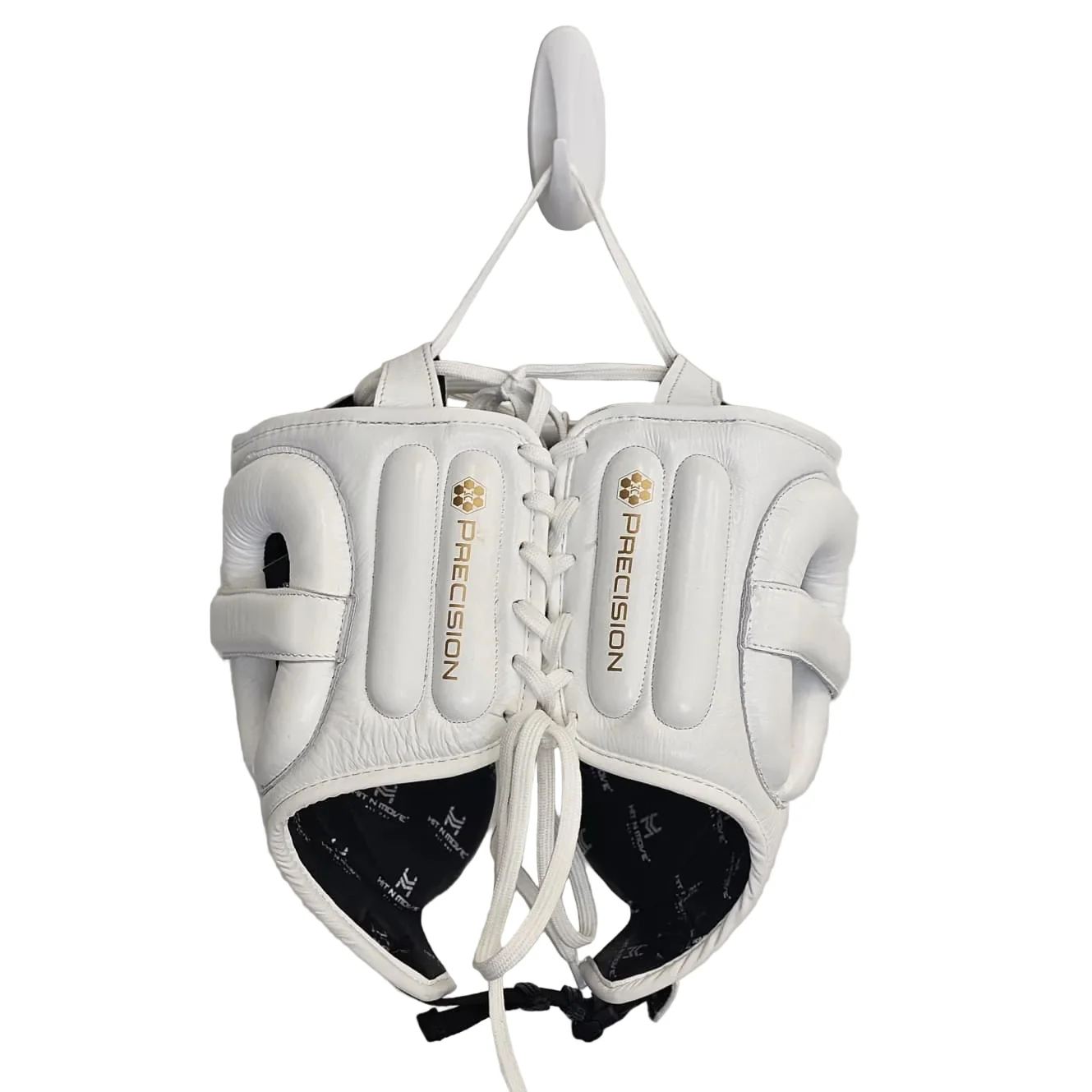 HIT N MOVE HEADGEAR AIR ARMOUR CHEEK WHITE/GOLD - Image 3