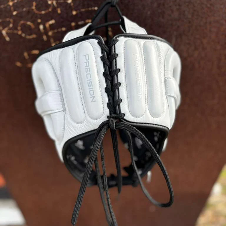 HIT N MOVE HEADGEAR AIR ARMOUR CHEEK WHITE SILVER - Image 4