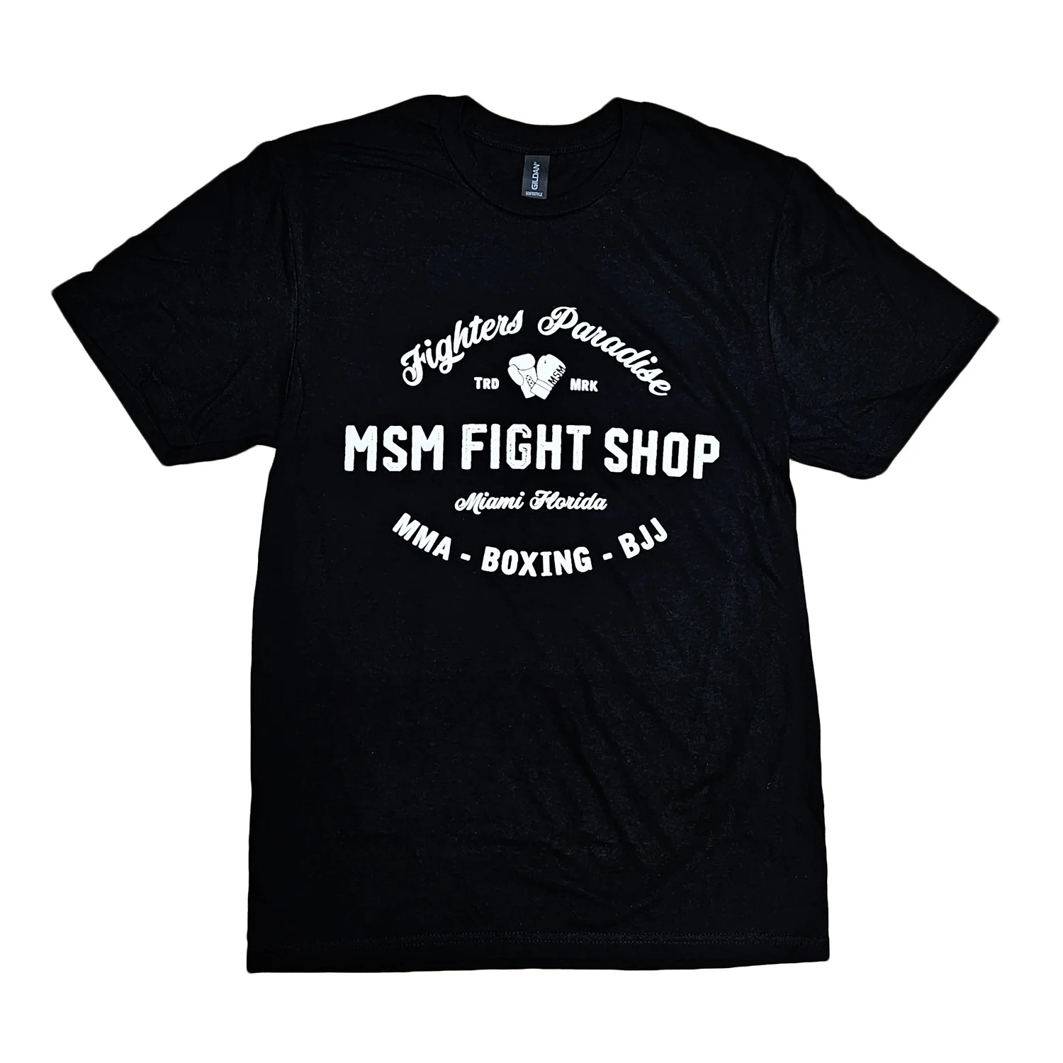 MSM SHIRT FIGHTERS PARADISE BLACK/WHITE