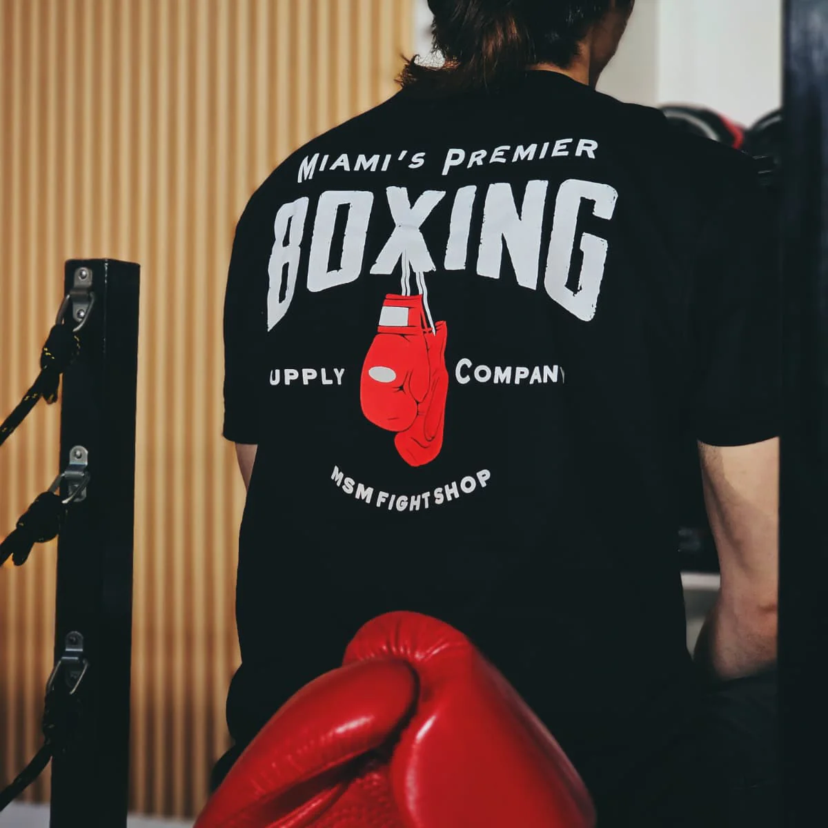MSM SHIRT MIAMI'S PREMIER BOXING BLACK/WHITE - Image 2