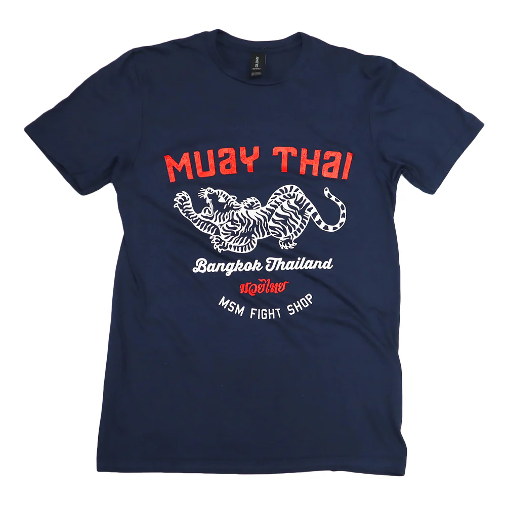 MSM SHIRT MUAY THAI BANGKOK NAVY BLUE