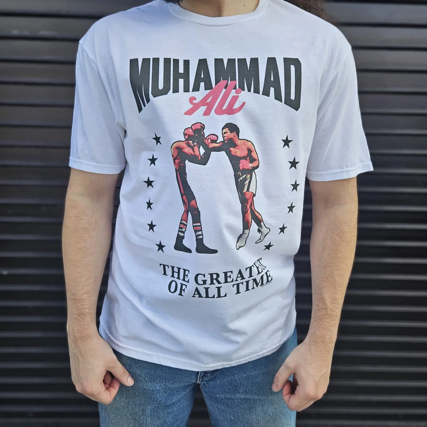 MUHAMMAD ALI SHIRT GOAT IN STARS WHITE - Image 2