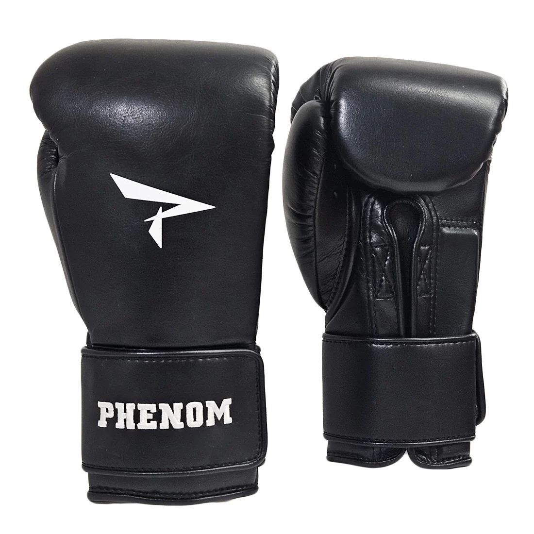 PHENOM BOXING GLOVES MICRO FIBER HOOK & LOOP MSG205S BLACK
