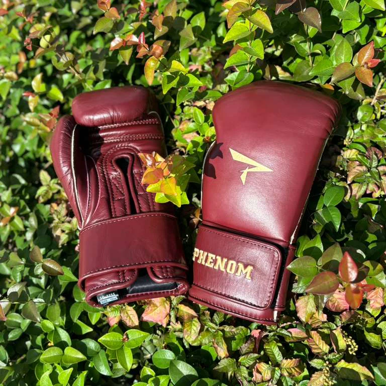 PHENOM BOXING GLOVES SG-235S HOOK LOOP OXBLOOD BURGUNDY - Image 2