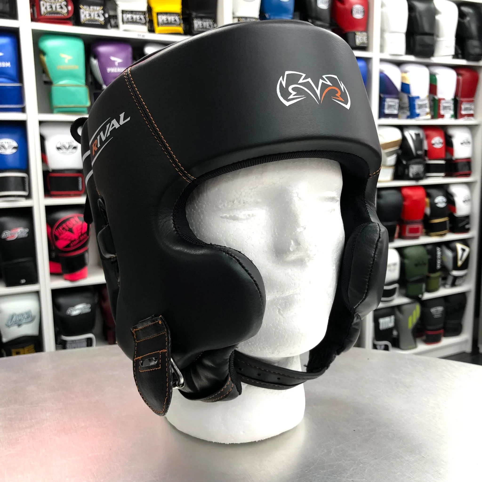 RIVAL HEADGEAR BOXING RHG60 2.0 CHEEK NO CHIN BLACK - Image 2