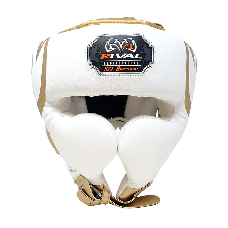 RIVAL HEADGEAR RHG100 LIMITED EDITION WHITE/GOLD