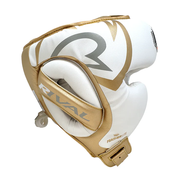 RIVAL HEADGEAR RHG100 LIMITED EDITION WHITE/GOLD - Image 4