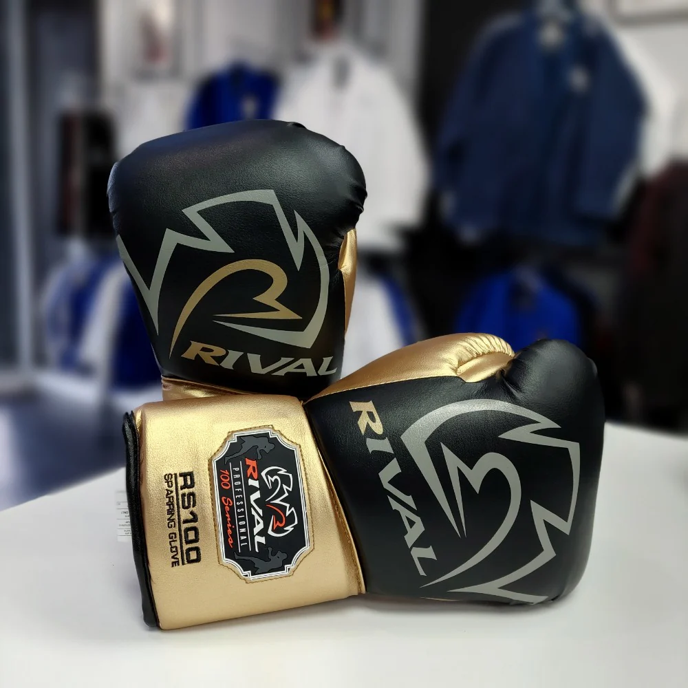 RIVAL GLOVES LACE RS100 LIMITED EDITION BLACK/GOLD - Image 2