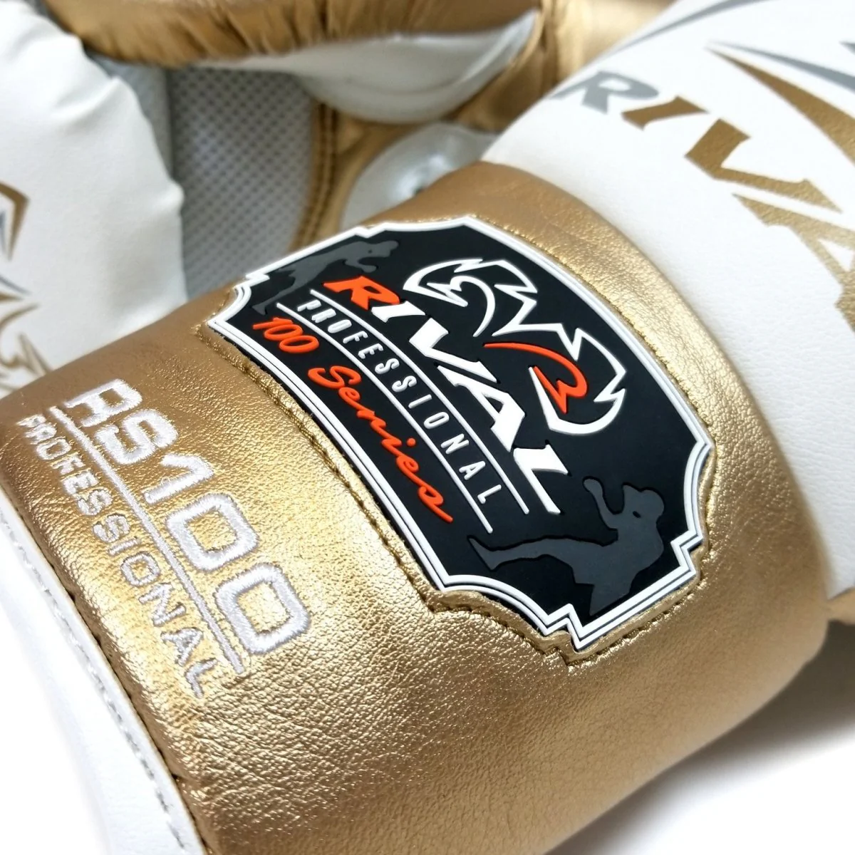 RIVAL GLOVES LACE RS100 LIMITED EDITION WHITE/GOLD - Image 5