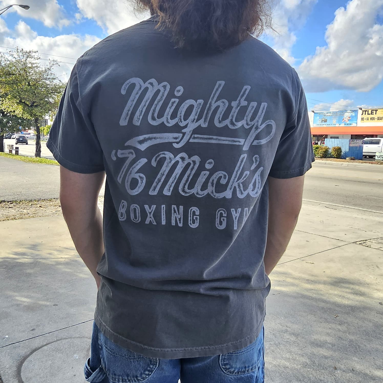 ROCKY SHIRT 1976 PHILLY BOXING VINTAGE GREY - Image 3