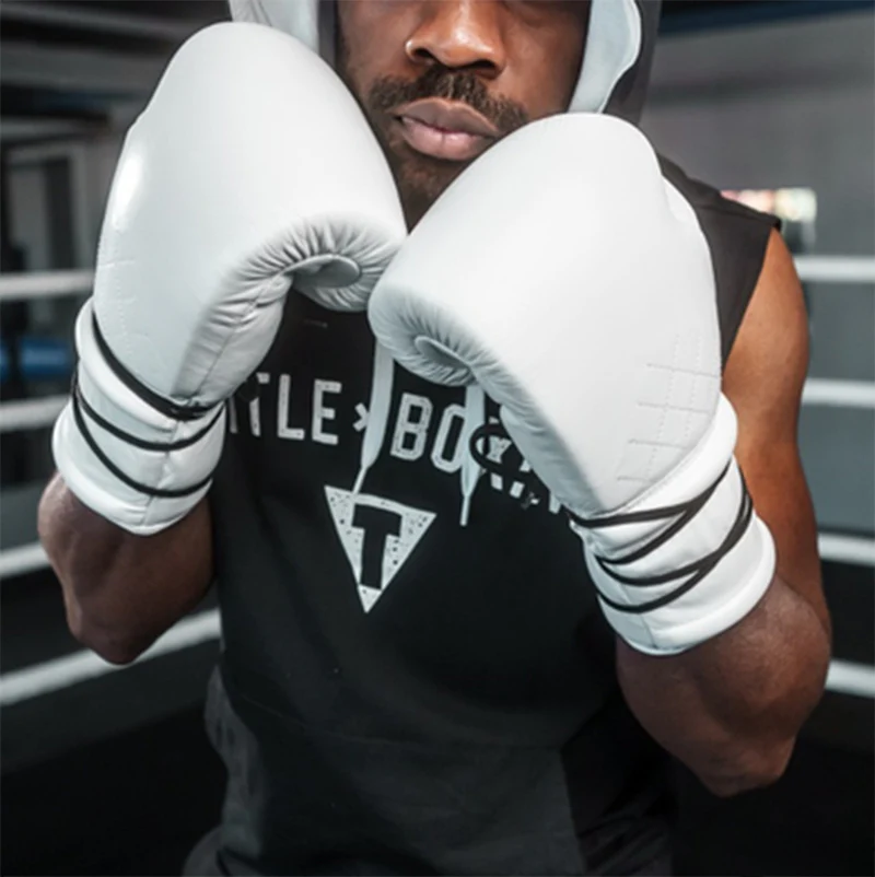 TITLE GLOVES KO-VERT SPARRING LACE WHITE - Image 2