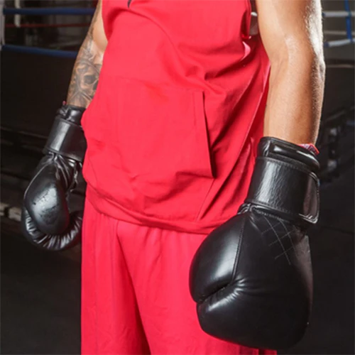 TITLE GLOVES LEATHER KO-VERT HOOK AND LOOP BLACK - Image 2