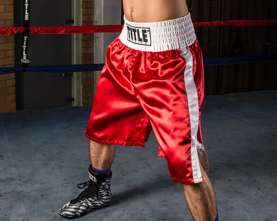 TITLE BOXING SHORTS EDGE 2.0 RED/WHITE - Image 3