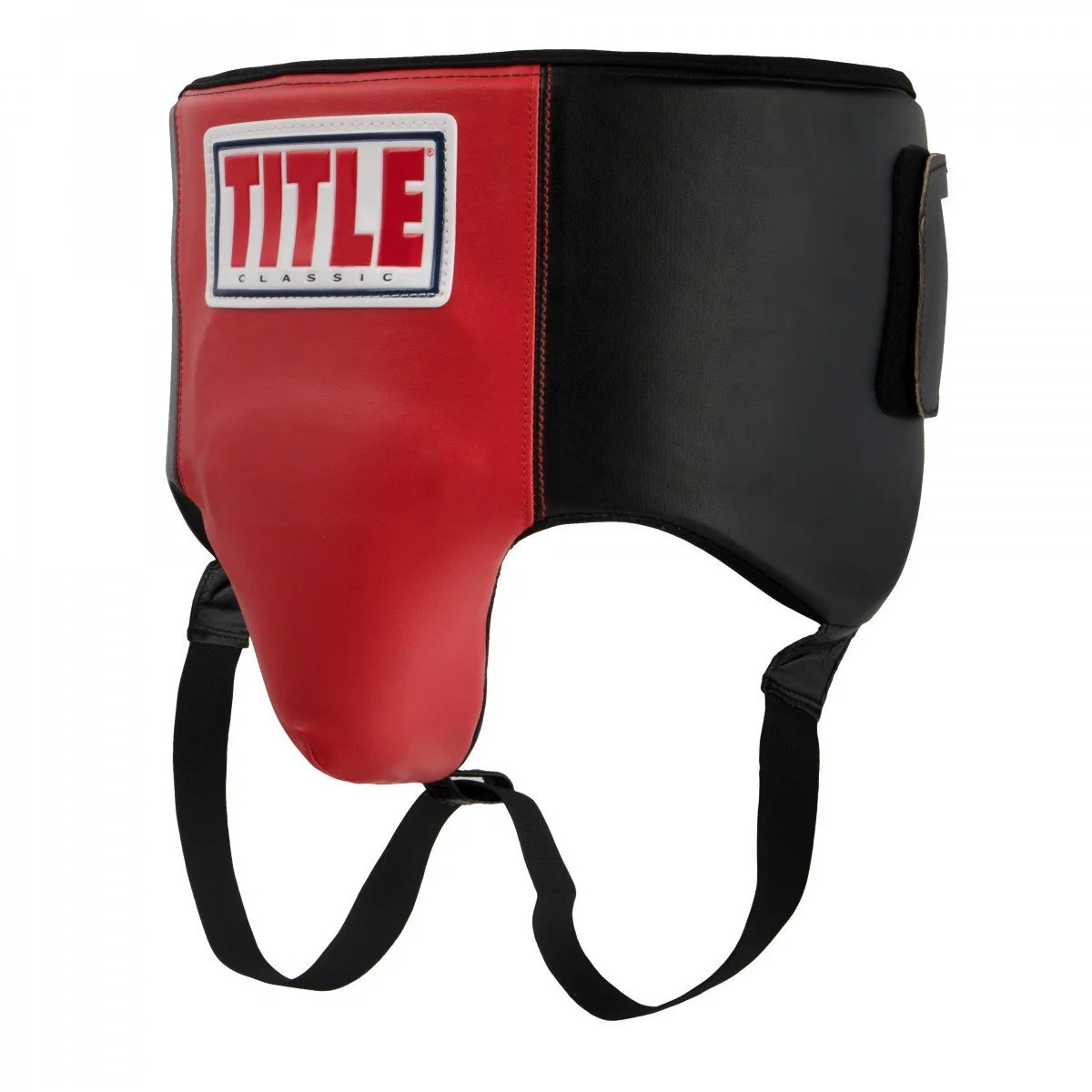 TITLE CUP ULTRA LIGHT GROIN PROTECTION BLACK/RED