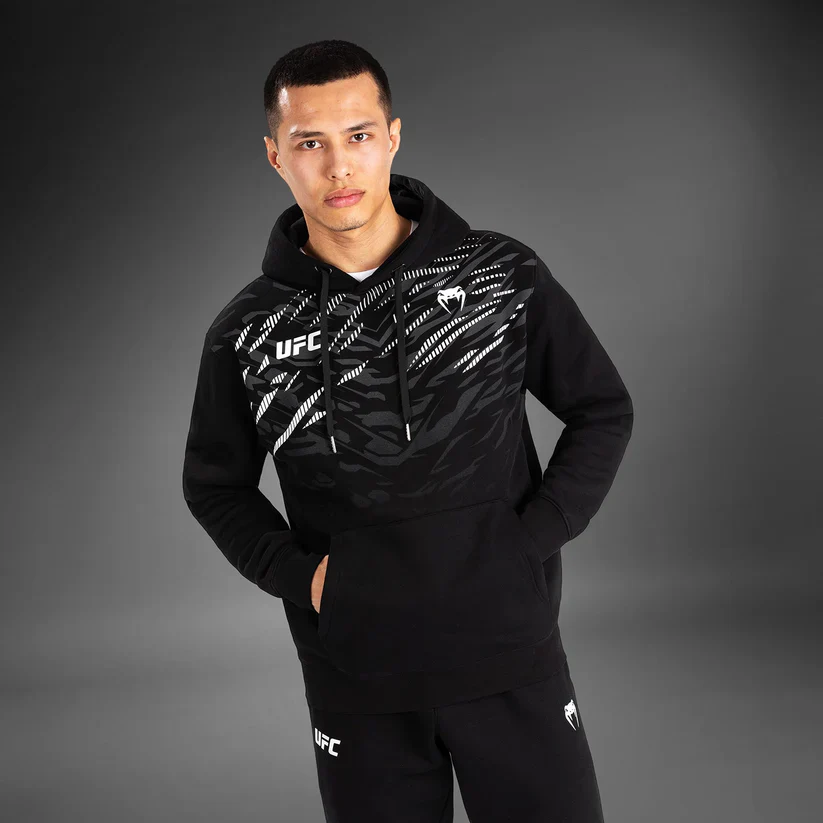 UFC HOODIE BY VENUM FUSION PULLOVER BLACK - Image 5