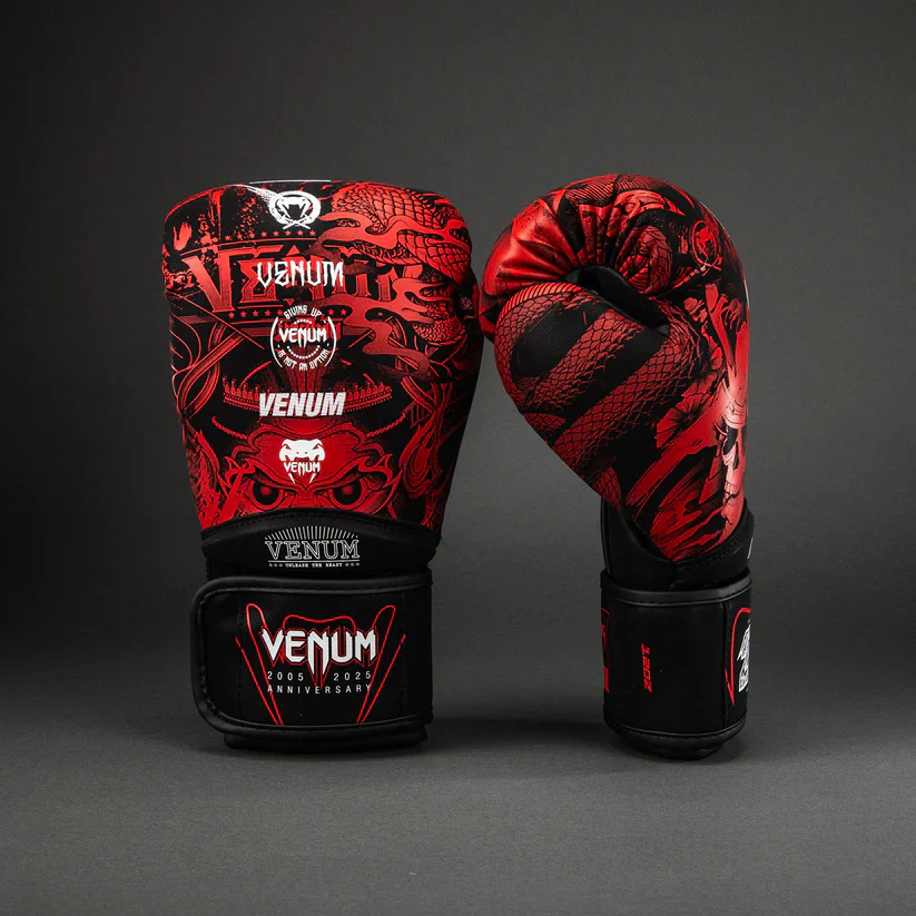 VENUM GLOVES 20th ANNIVERSARY BLACK / RED - Image 3