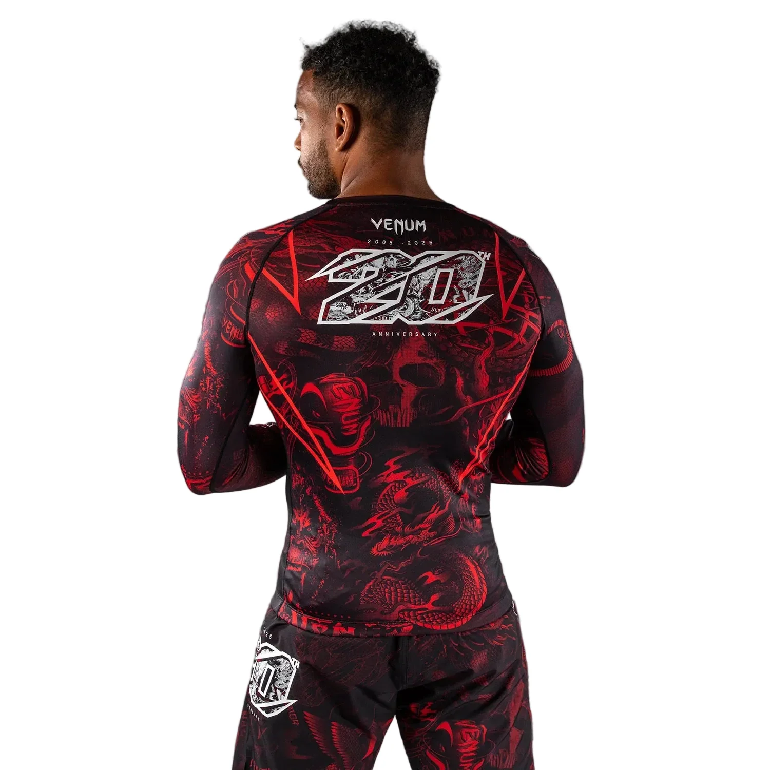 VENUM RASHGUARD L/S 20TH ANNIVERSARY BLACK/RED - Image 3