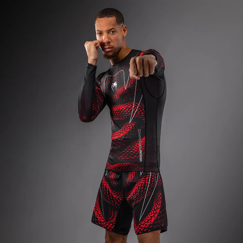 VENUM RASHGUARD L/S MATUPA BLACK/RED - Image 2