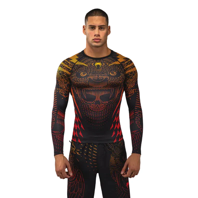VENUM RASHGUARD L/S QUETZAL FURY BLACK/RED