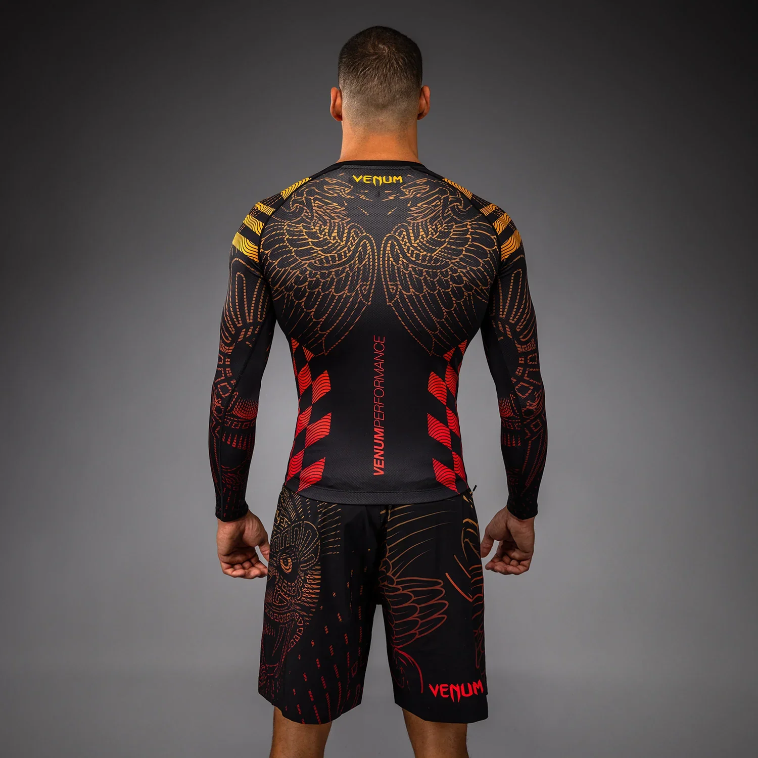 VENUM RASHGUARD L/S QUETZAL FURY BLACK/RED - Image 2