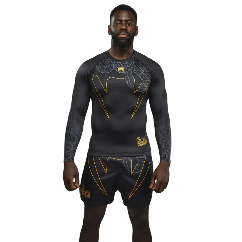 VENUM RASHGUARD L/S SERPENTI BLACK/GOLD