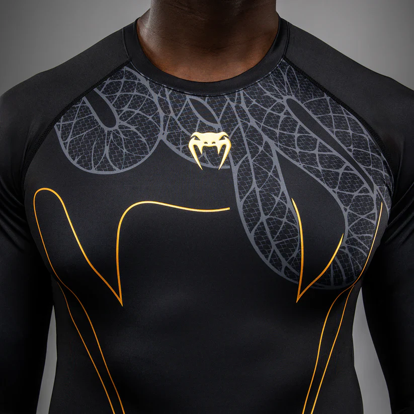 VENUM RASHGUARD L/S SERPENTI BLACK/GOLD - Image 4