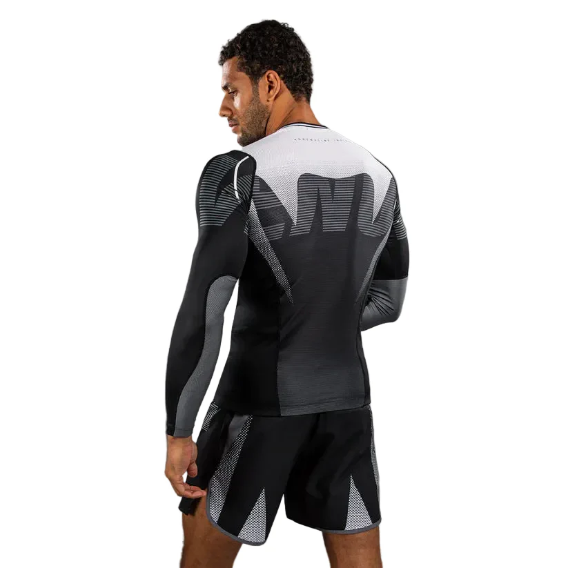 VENUM RASHGUARD L/S ADRENALINE  BLACK/SILVER - Image 3