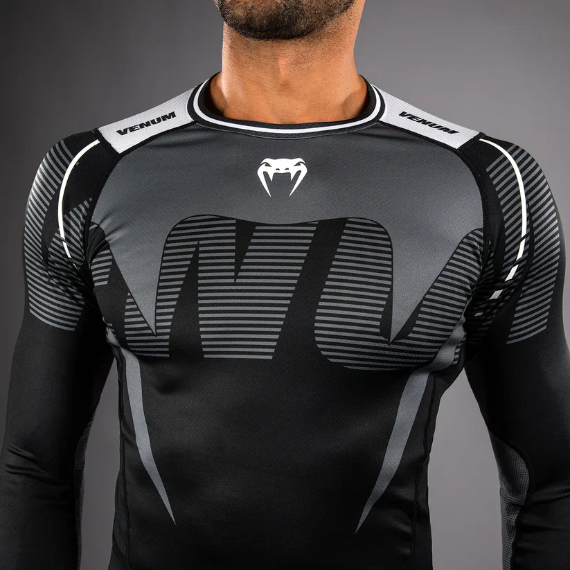 VENUM RASHGUARD L/S ADRENALINE  BLACK/SILVER - Image 5