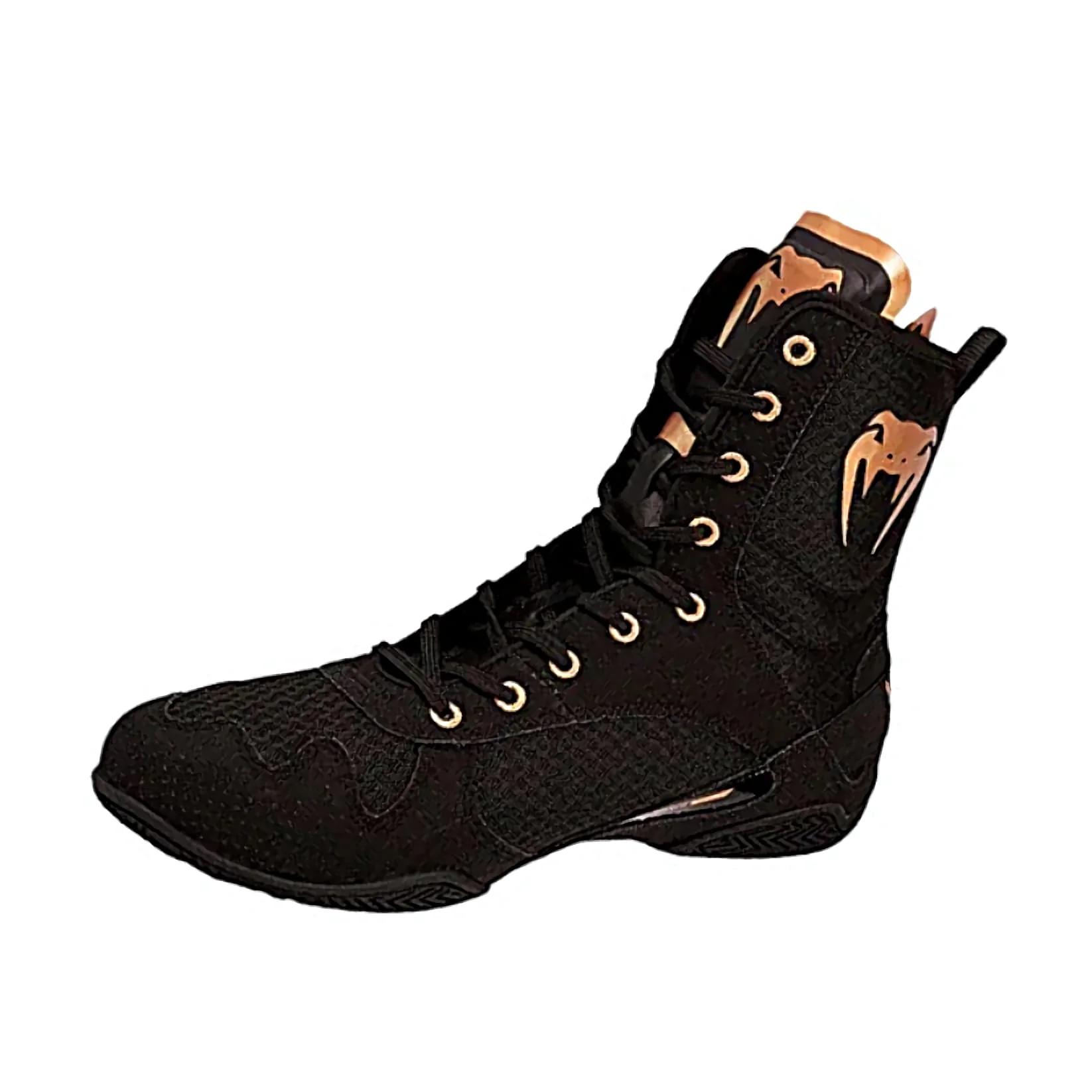 VENUM SHOES ELITE BOXING BLACK /BRONZE
