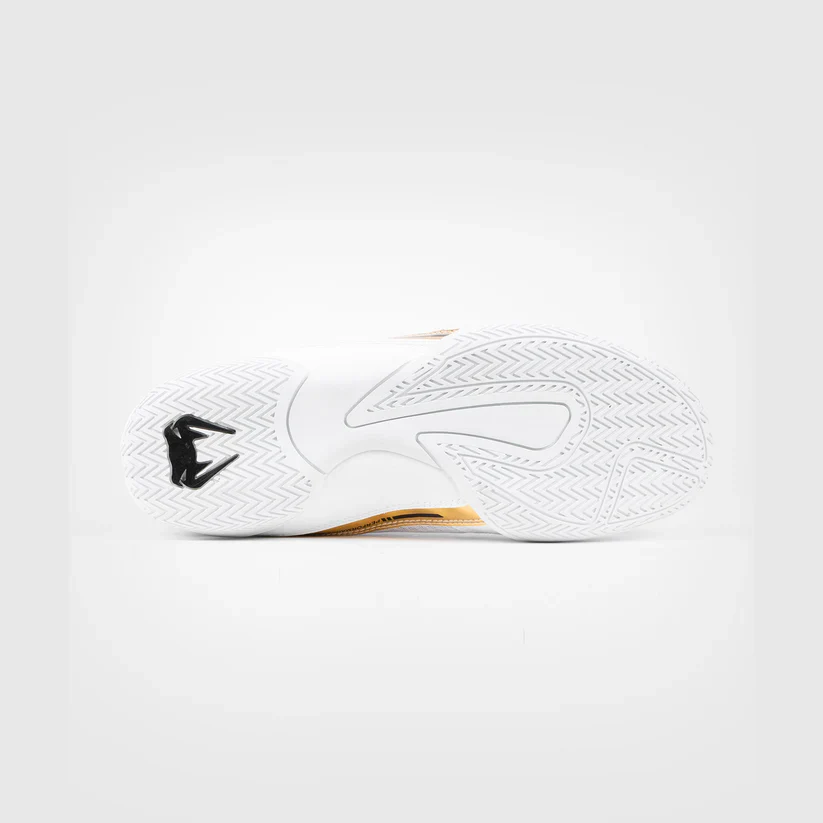 VENUM SHOES ELITE BOXING WHITE /BLACK /GOLD - Image 7