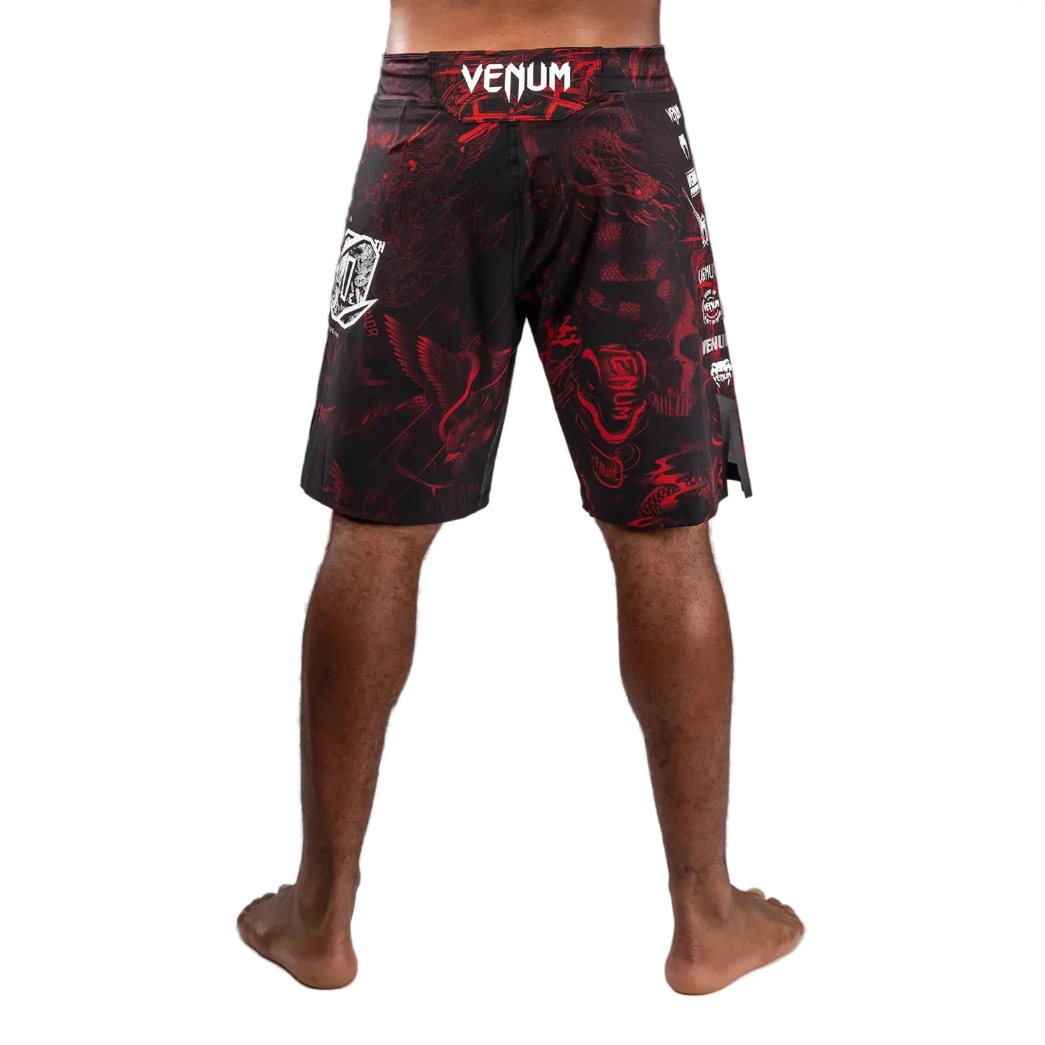 VENUM FIGHT SHORTS MMA 20TH ANNIVERSARY BLACK/RED - Image 3