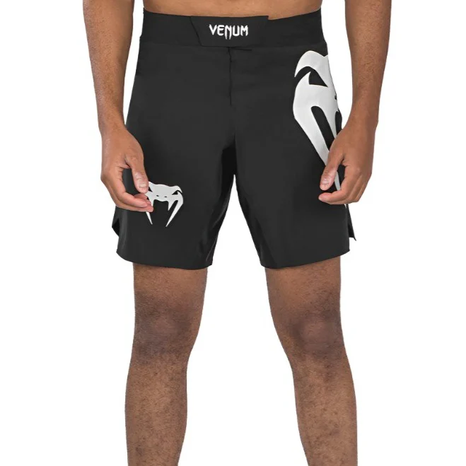 VENUM SHORTS MMA LIGHT 5.0 BLACK/WHITE