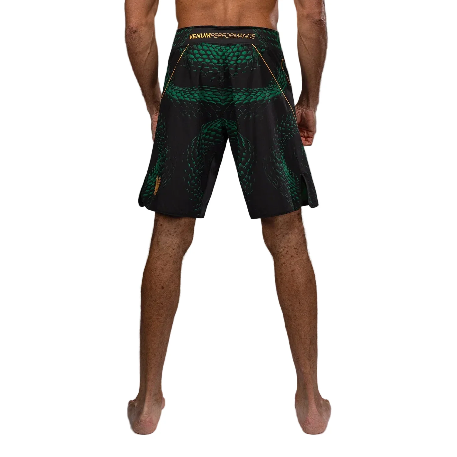 VENUM FIGHT SHORTS MMA MATUPA BLACK/GREEN/GOLD - Image 3