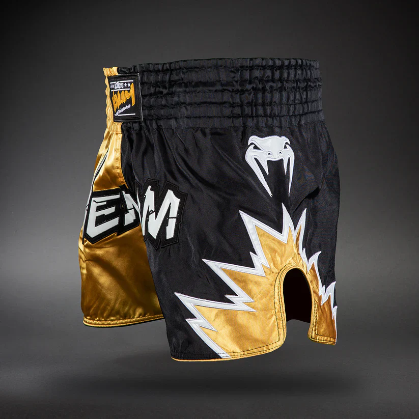 VENUM THAI SHORTS INFERNO 2.0 BLACK/GOLD - Image 5