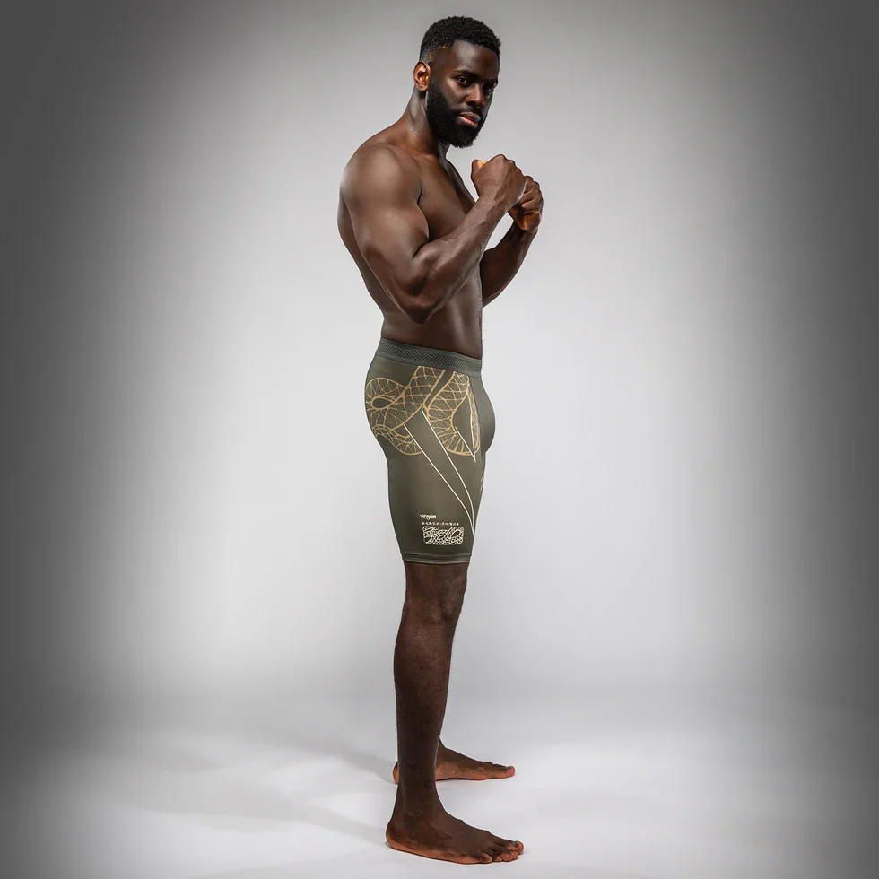 VENUM VALE TUDO SHORTS SERPENTI KHAKI/BRONZE - Image 4