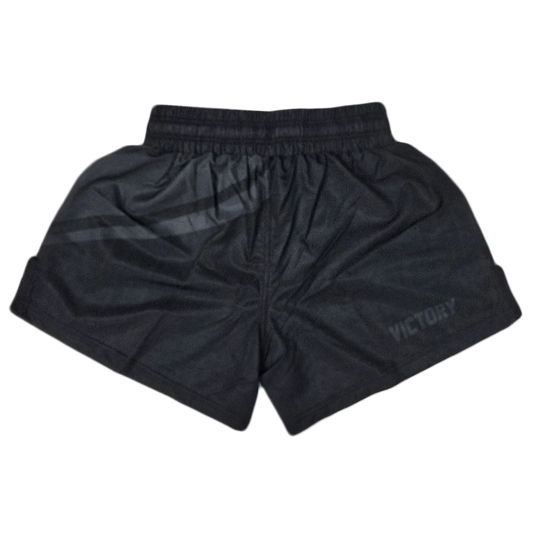 VICTORY FIGHT SHORTS HYBRID V2 IMPACT BLACK - Image 3