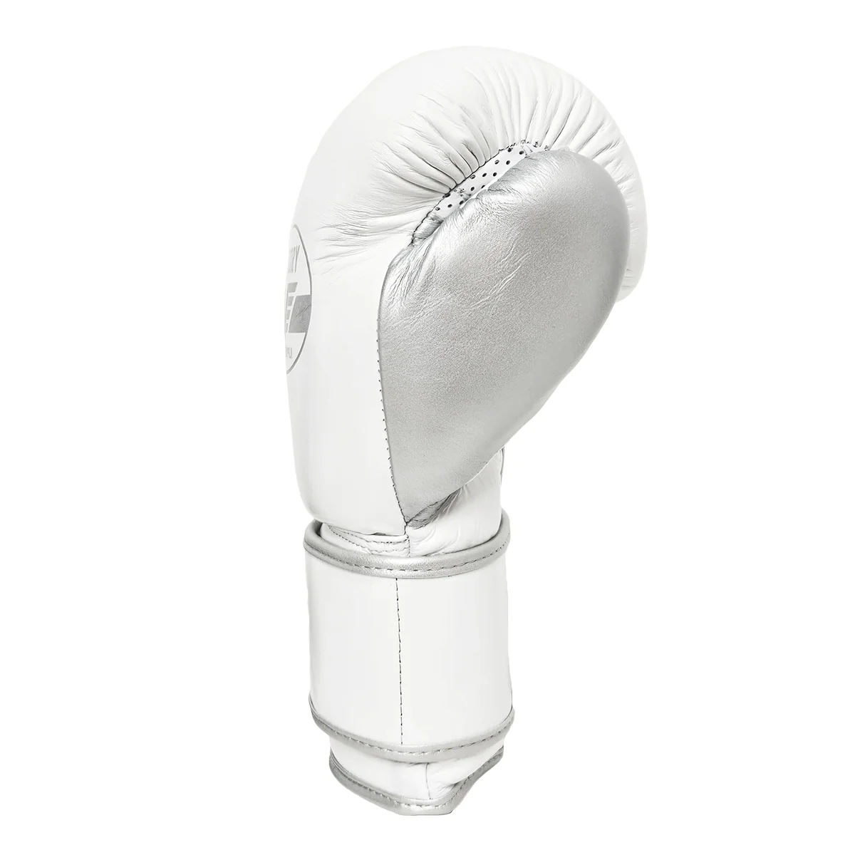 VICTORY GLOVES ATTACK LEATHER HOOK & LOOP WHITE/SILVER - Image 3