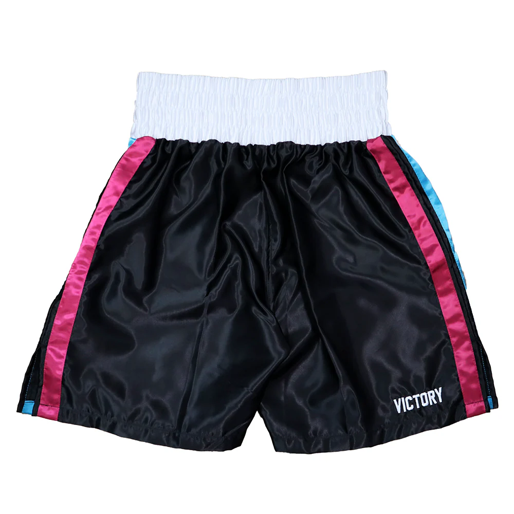VICTORY BOXING SHORTS MIAMI VICE SERIES BLACK - Image 4