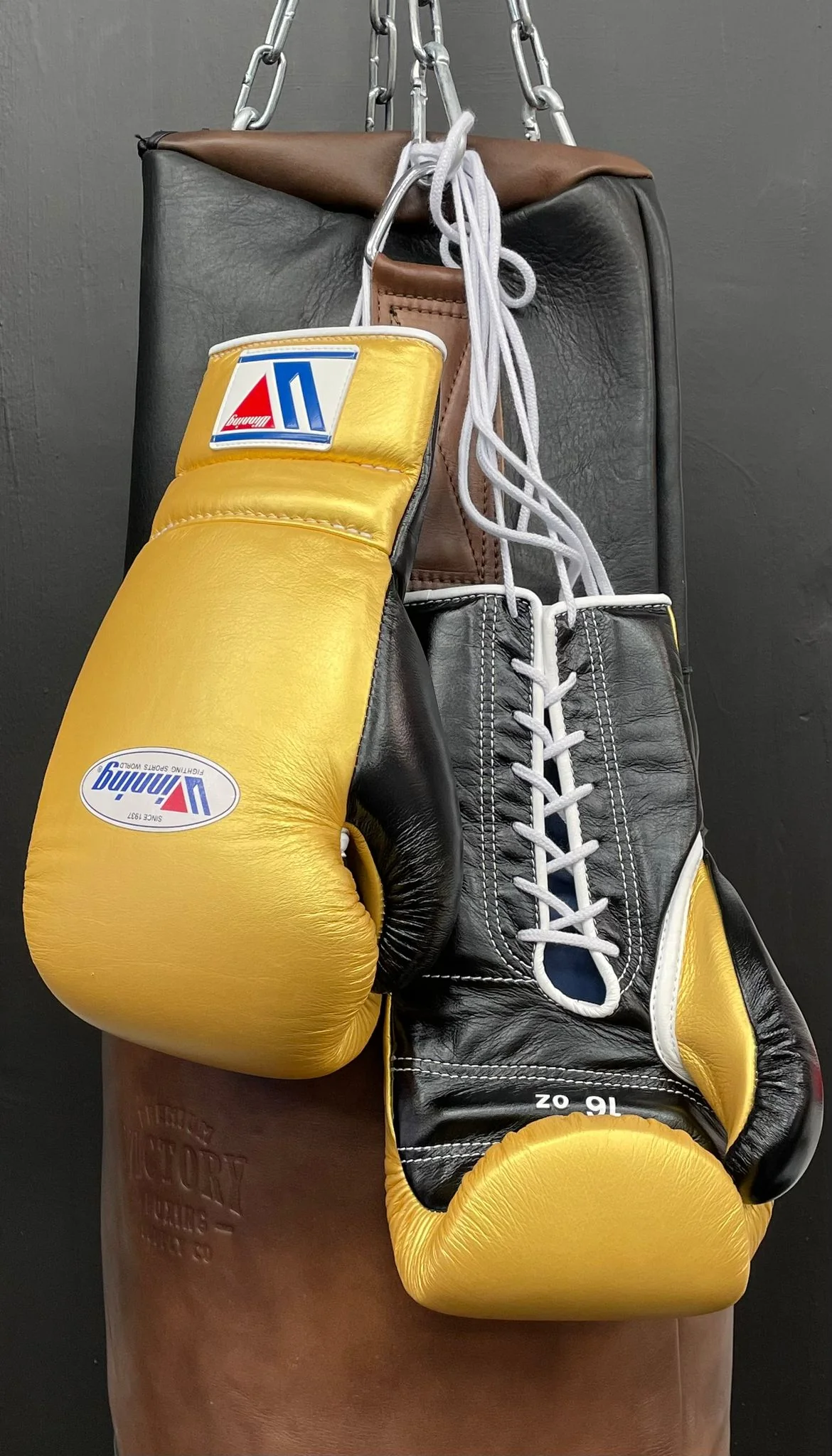 WINNING GLOVES CUSTOM LACE GOLD/BLACK - Image 4