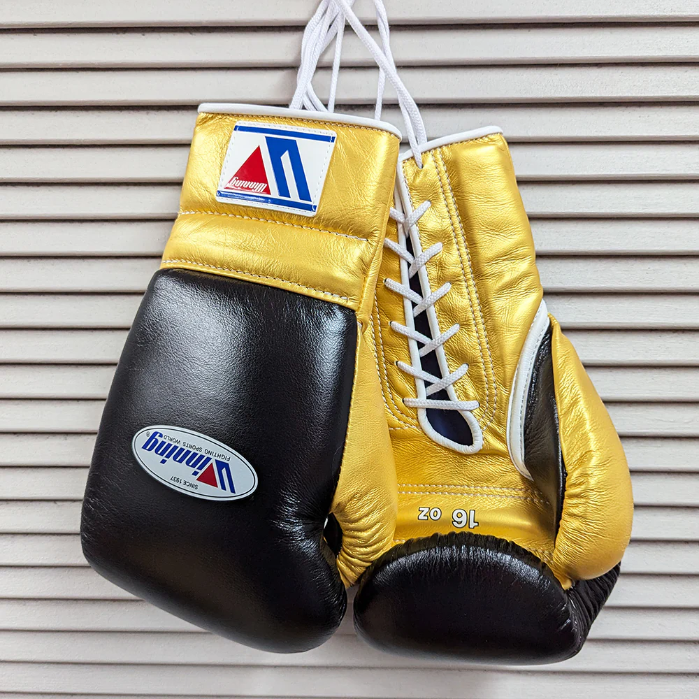 WINNING GLOVES CUSTOM LACE BLACK/GOLD - Image 2